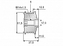 Koło pasowe sprzęgło alternatora ALFA ROMEO 159 FIAT CROMA 2.4 JTDM MULTIJET