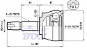 PRZEGUB ZEWNETRZNY ALFA 147 STILO BRAVO II 1,9 JTD z25zw26fi51